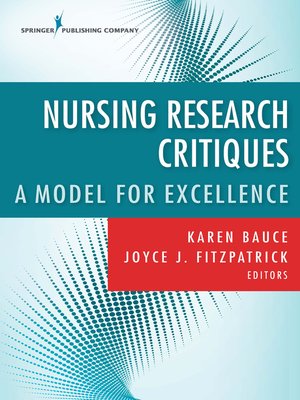cover image of Nursing Research Critiques
